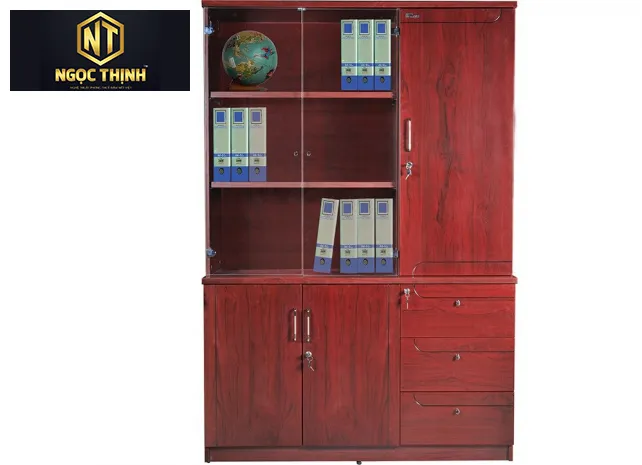 Tủ Gỗ Tài Liệu Well SƠN PU DC1350H1